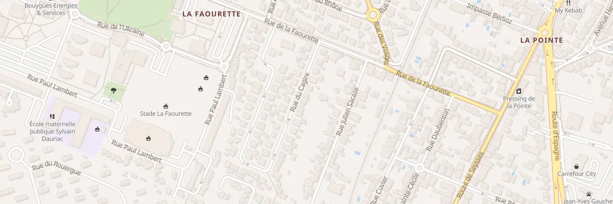Plan du 13 Rue du Cagire à Toulouse