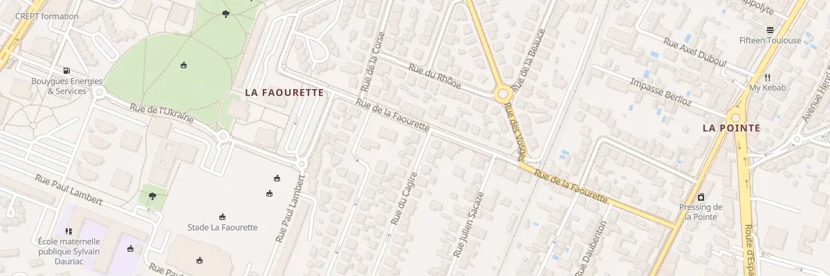 Plan du 37 Rue de la Faourette à Toulouse