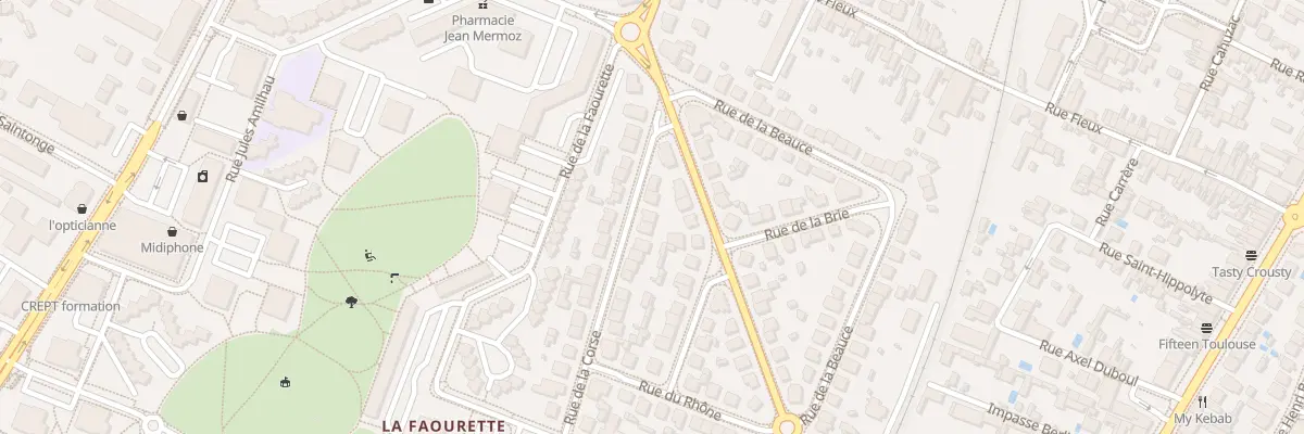 Plan du 26 Rue de la Corse à Toulouse