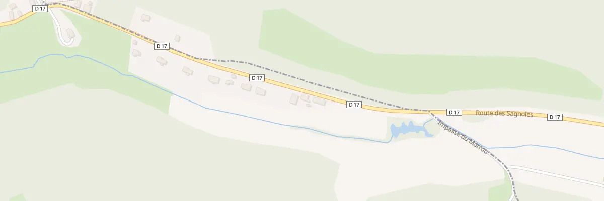 Plan du 454 Rte des Sagnoles à Saint-Clair