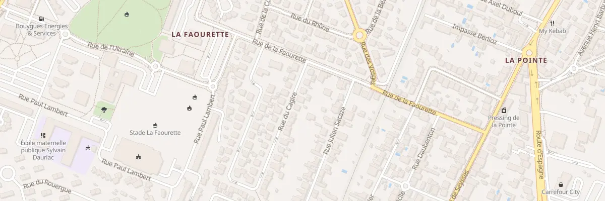 Plan du 7 Rue du Cagire à Toulouse