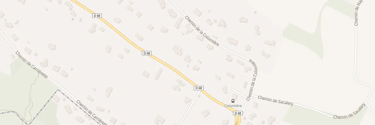Plan du 13 Che de la Colomiére à Lacroix-Falgarde
