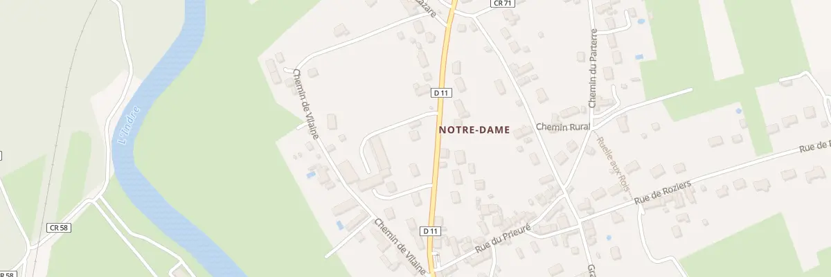Plan du 63 Rue Notre Dame à Buzançais