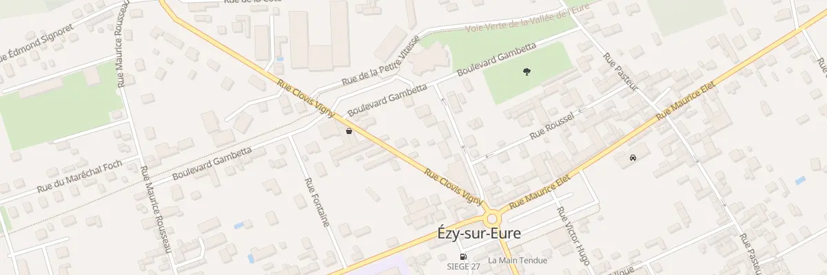 Plan du 12 Rue Clovis Vigny à Ézy-sur-Eure