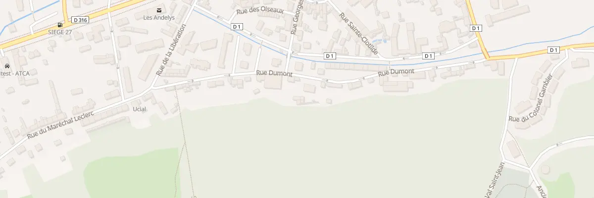 Plan du 21 Rue Dumont aux Andelys