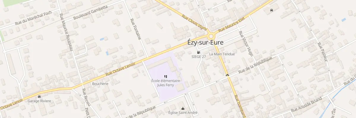 Plan du 13 Rue Octave Lenoir à Ézy-sur-Eure