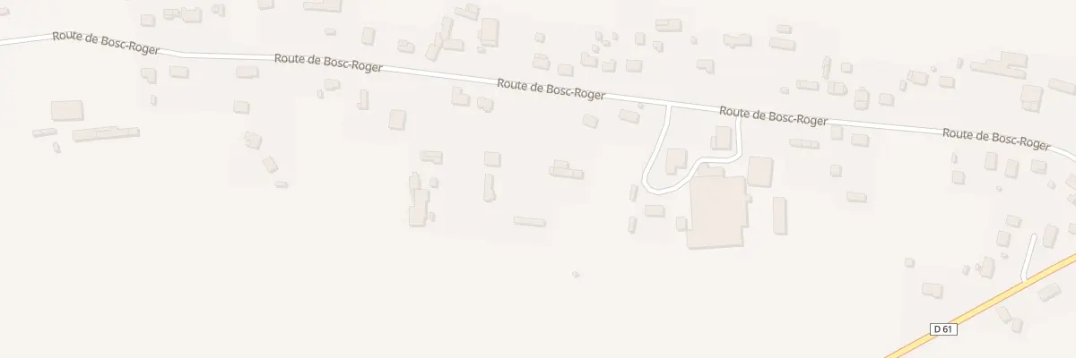 Plan du 571 Rte de Bosc Roger à Bosc-Édeline