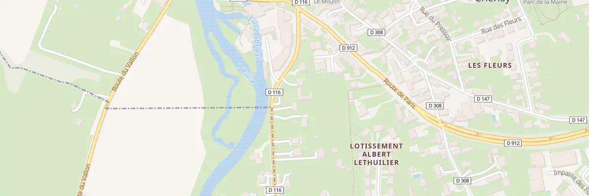 Plan du 325 Rue de Ste Gemme à Cherisy
