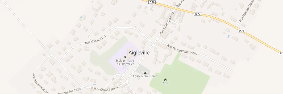 Plan du 9001 Rue Quelvee à Aigleville