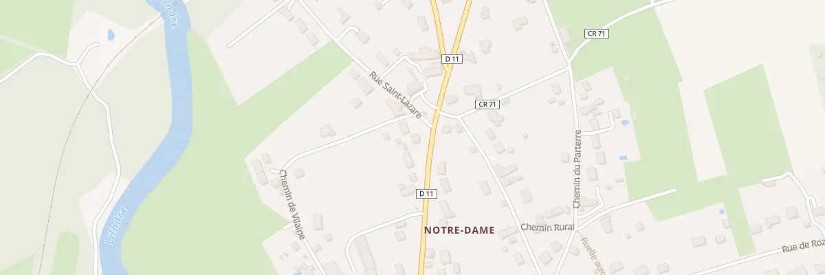 Plan du 71 Rue Notre Dame à Buzançais