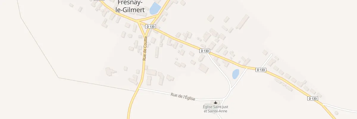 Plan du 38 Rue Jeanne d’Arc à Fresnay-le-Gilmert