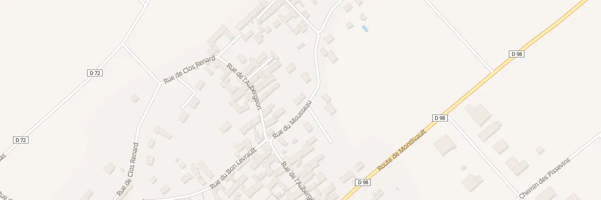 Plan du 2 Rue du Mousseau à Saint-Claude-de-Diray
