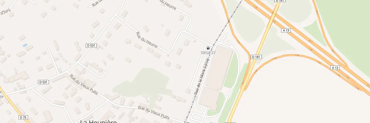 Plan du 14 Rue du Heurre à La Heunière
