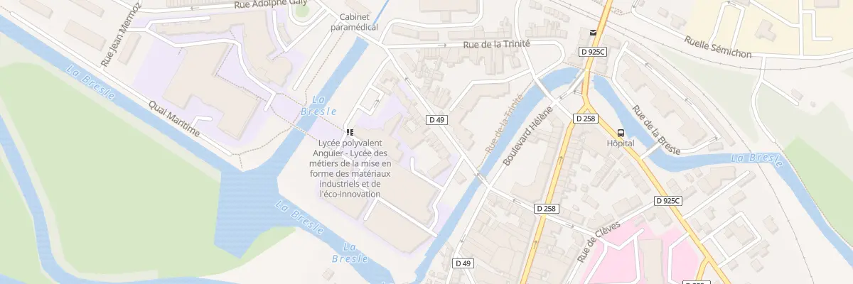 Plan du 23 Av de la Gare à Eu