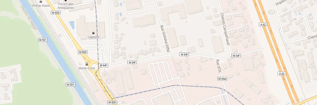 Plan du 24 Rue Pierre et Marie Curie à Aucamville