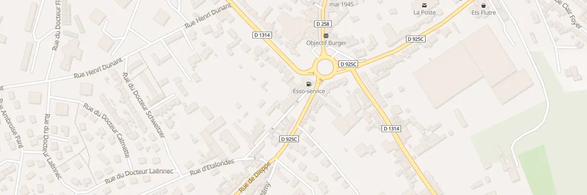Plan du 4 Rue d’Etalondes à Eu
