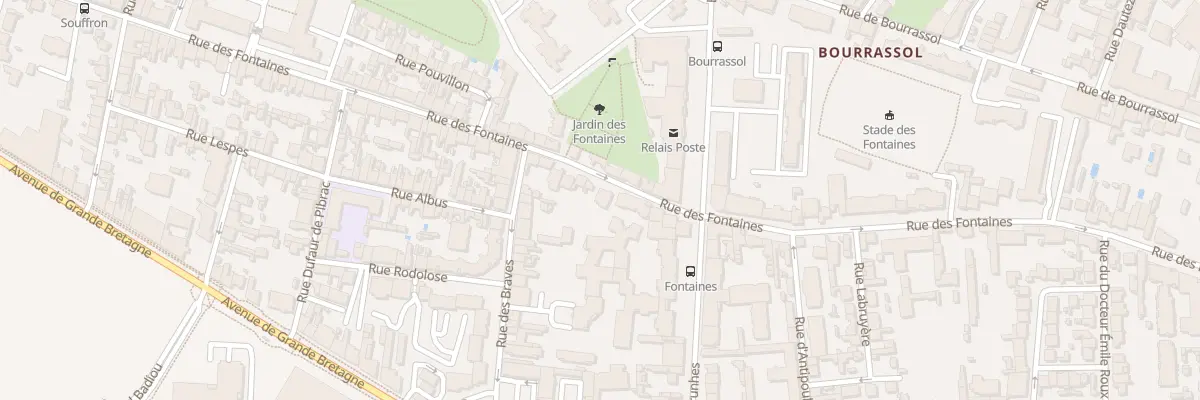 Plan du 97 Rue des Fontaines à Toulouse