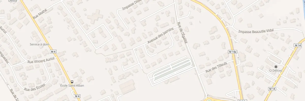 Plan du 1 Imp des Chèvrefeuilles à Saint-Alban