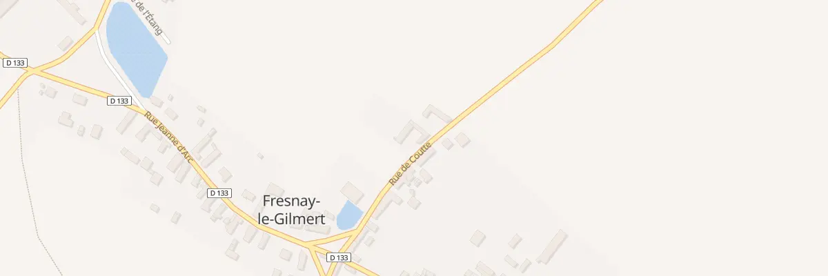 Plan du 14 Rue de Coutte à Fresnay-le-Gilmert