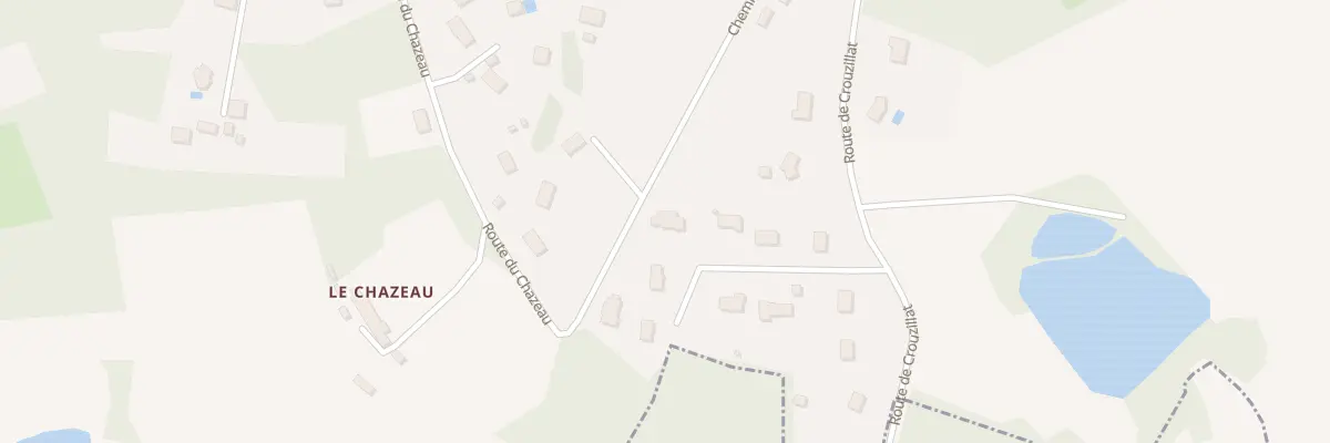 Plan du 3 Lot du Chazeau à La Geneytouse