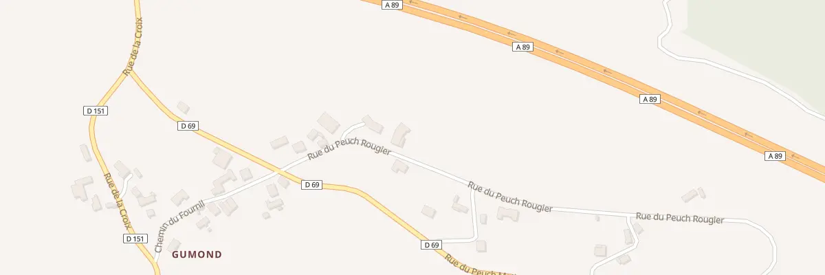 Plan du 189 Rue Du Peuch Rougier à Saint-Pantaléon-de-Larche
