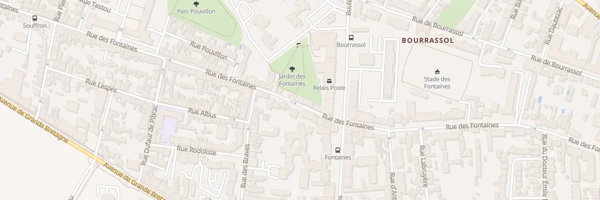 Plan du 118 Rue des Fontaines à Toulouse