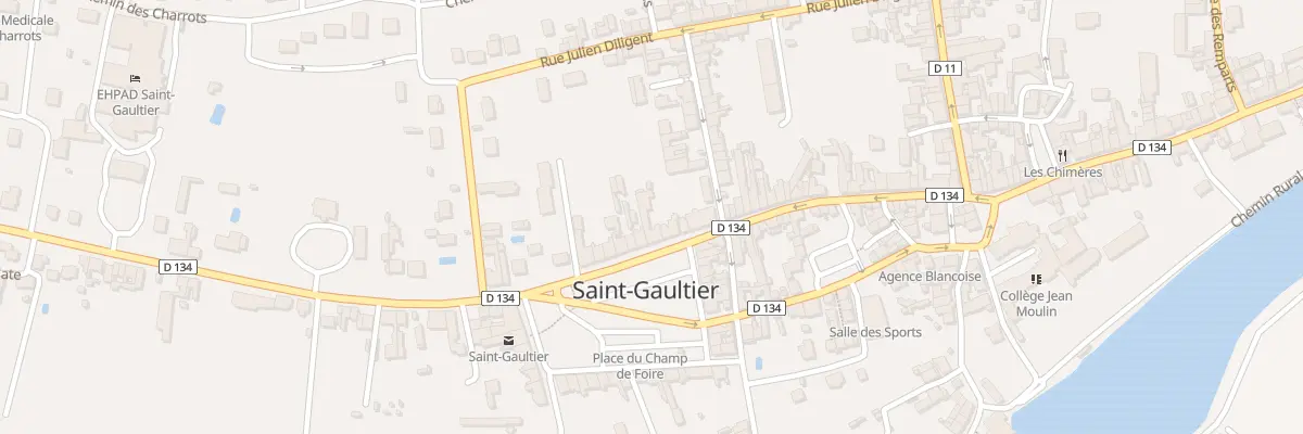 Plan du 29 Pl du Champ de Foire à Saint-Gaultier