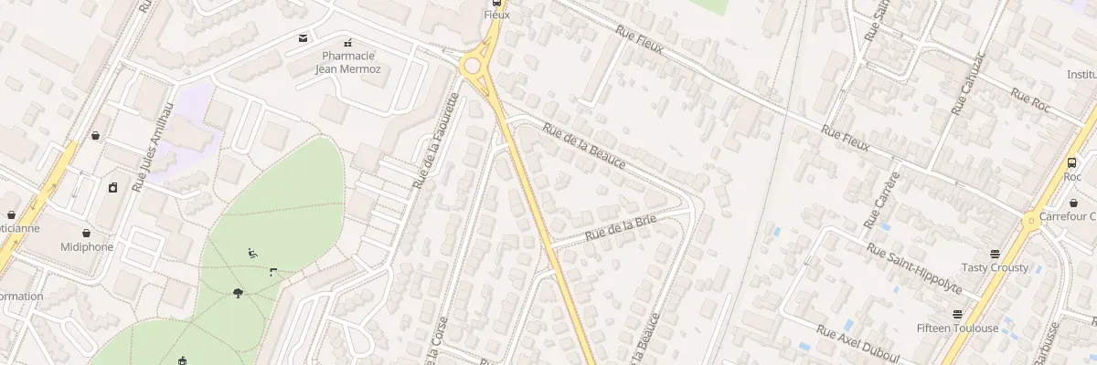 Plan du 32 Rue des Vosges à Toulouse