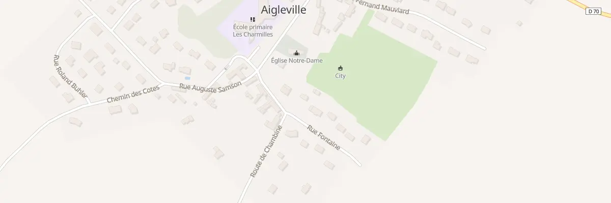 Plan du 1 La Fontaine à Aigleville