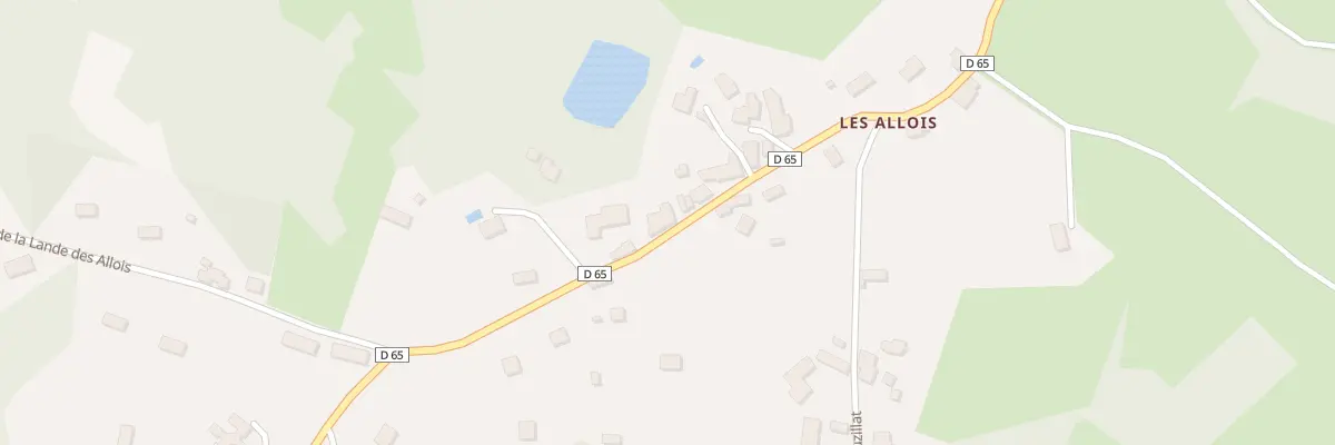 Plan du 58 Rte d’Eyjeaux à La Geneytouse