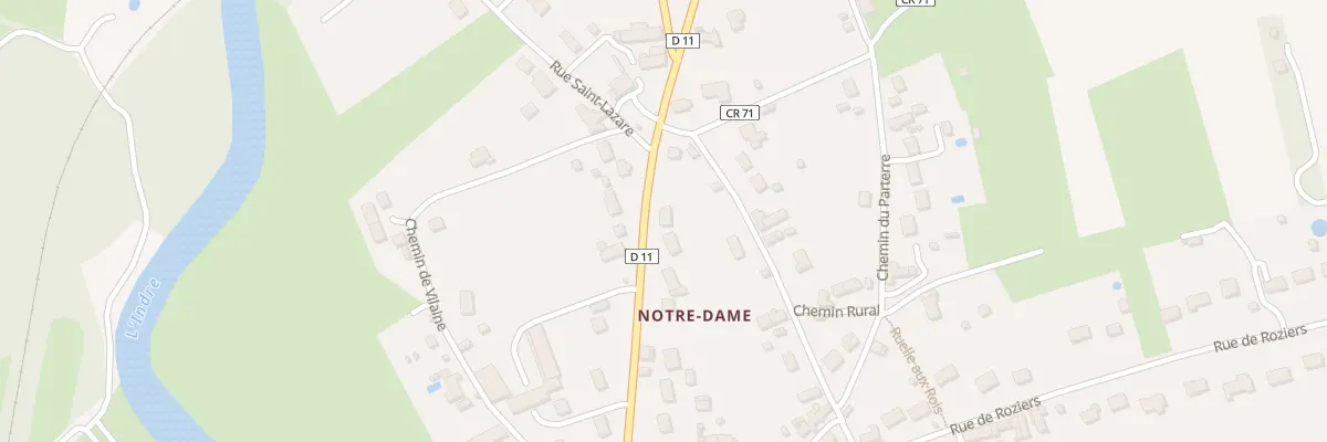 Plan du 114B Rue Notre Dame à Buzançais