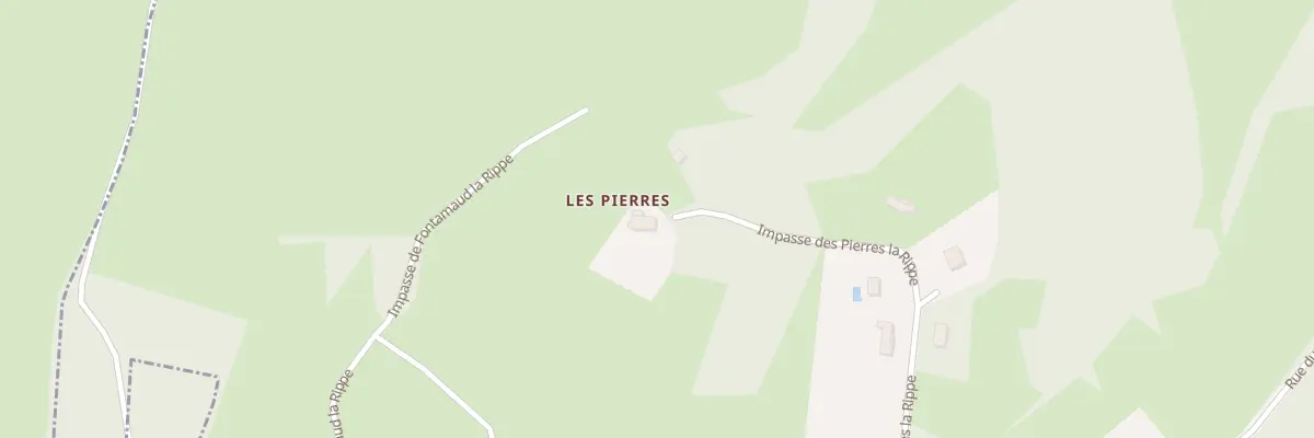 Plan du 33 Imp des Pierres La Rippe à Royères