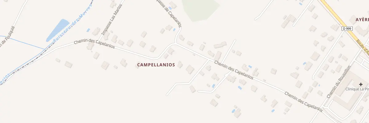 Plan du 621 Che des Capélanios à Saint-Nauphary