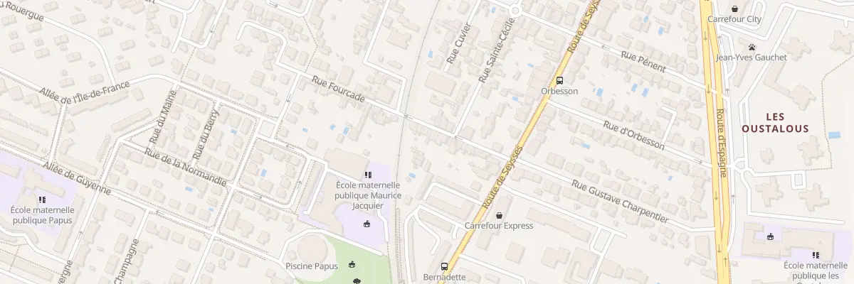 Plan du 15 Rue Fourcade à Toulouse