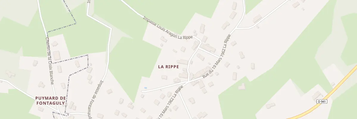 Plan du 5 Imp Louis Aragon La Rippe à Royères