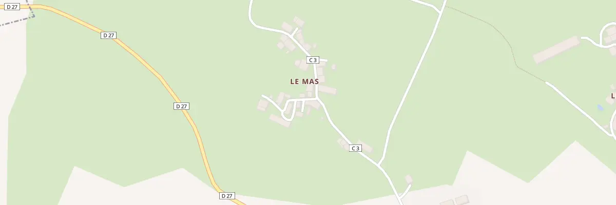 Plan du 5 Le Mas à Bersac-sur-Rivalier
