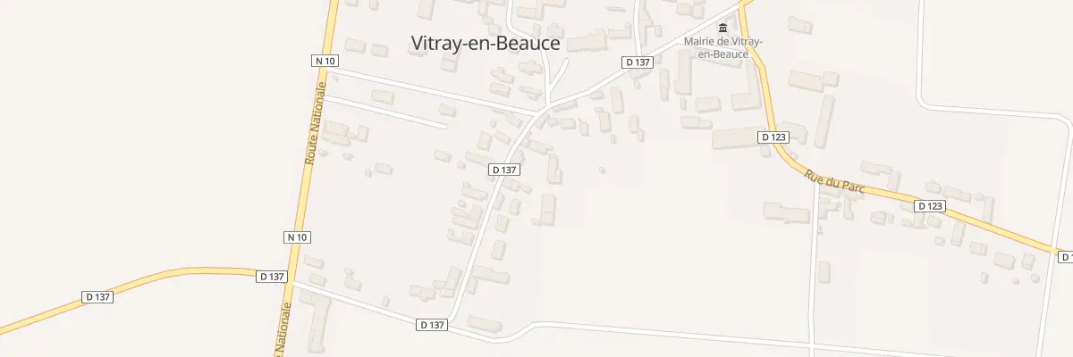 Plan du 13 Rue Saint-denis à Vitray-en-Beauce