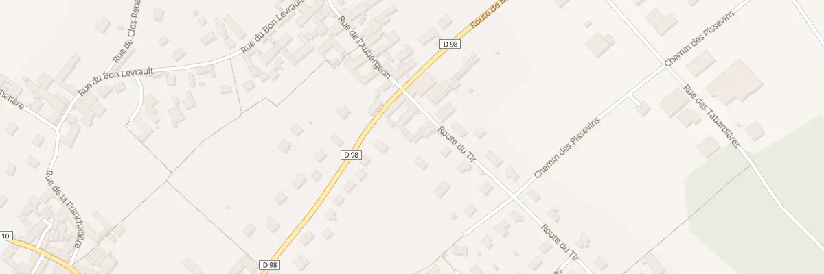Plan du 42 Rte du Tir à Saint-Claude-de-Diray