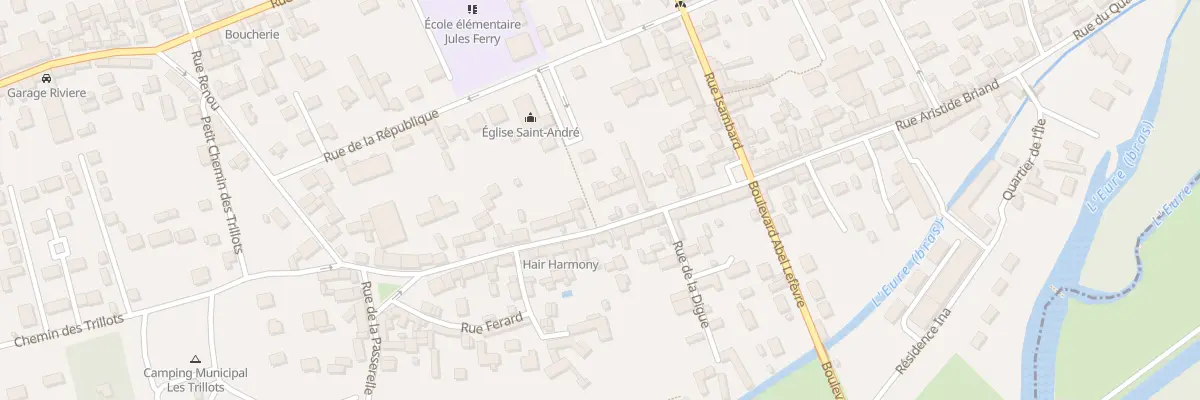 Plan du 27 Rue Aristide Briand à Ézy-sur-Eure