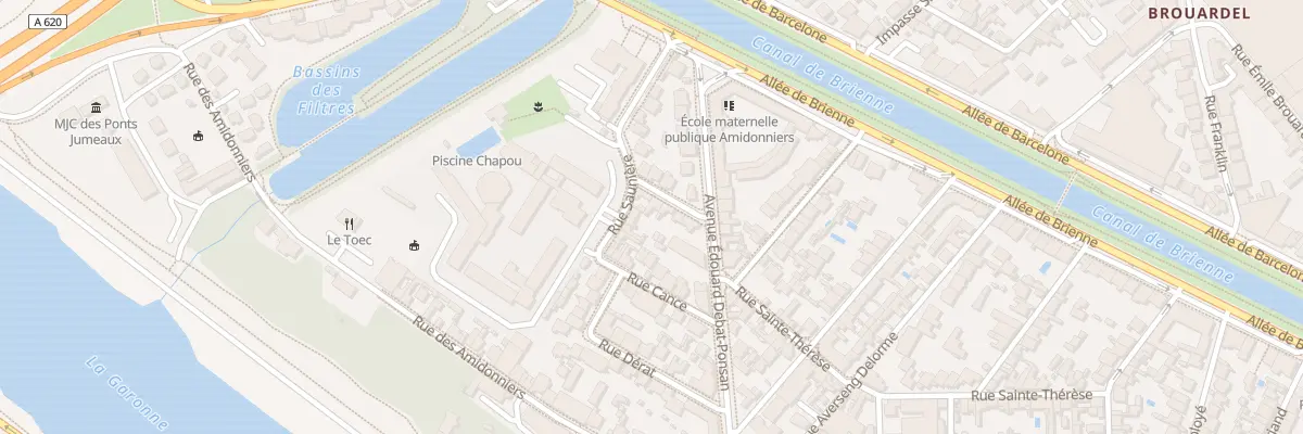 Plan du 7 Rue Rabelais à Toulouse