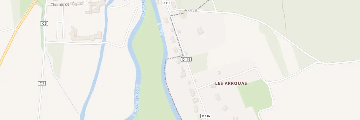 Plan du 39 Rue de Bécheret à Mézières-en-Drouais