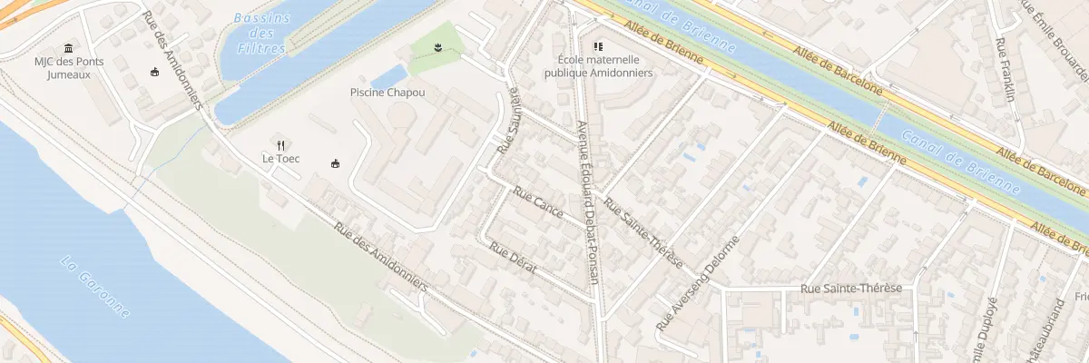 Plan du 6 Rue Cance à Toulouse
