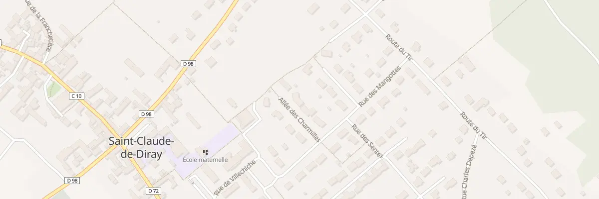 Plan du 54 All des Charmilles à Saint-Claude-de-Diray