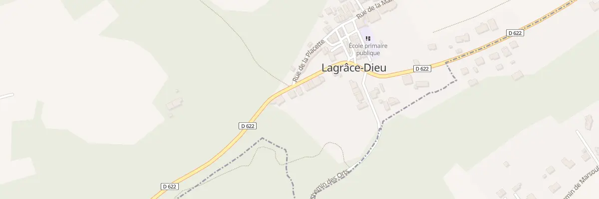Plan du 5002F Les Orts à Lagrâce-Dieu