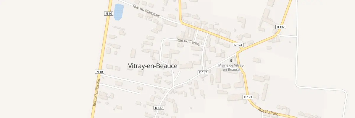 Plan du 7 Rue du Centre à Vitray-en-Beauce