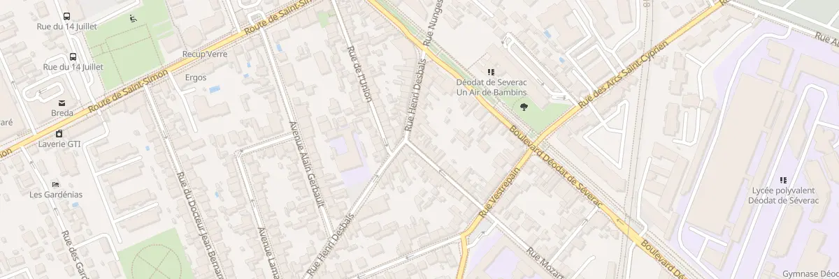 Plan du 22 Rue du Quatre Septembre à Toulouse