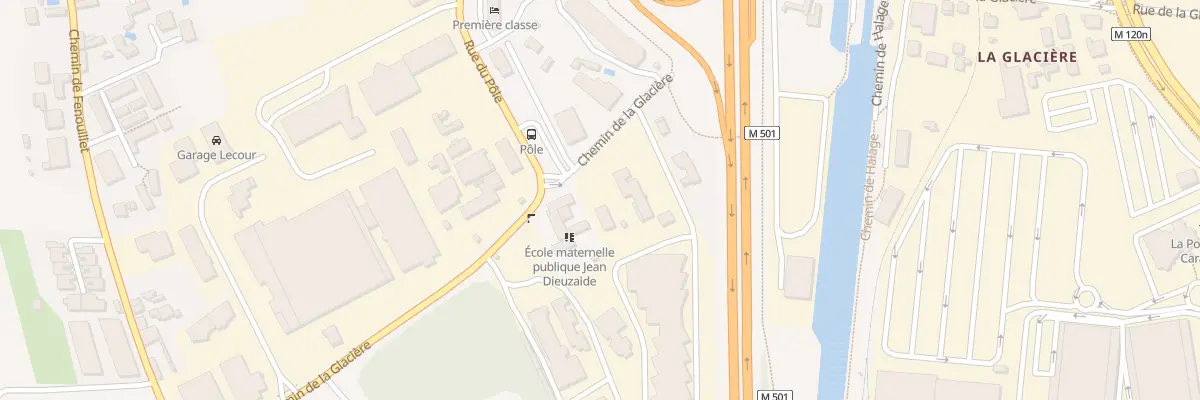 Plan du 20 Che de la Glacière à Toulouse