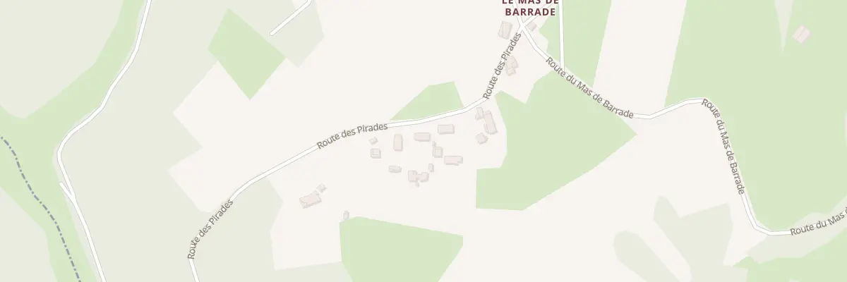 Plan du 5532F Mas de Barrade à Gigouzac