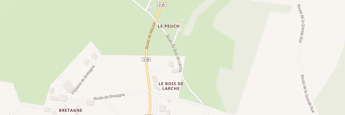 Plan du 5039 Le Bois de Larche à Montgibaud