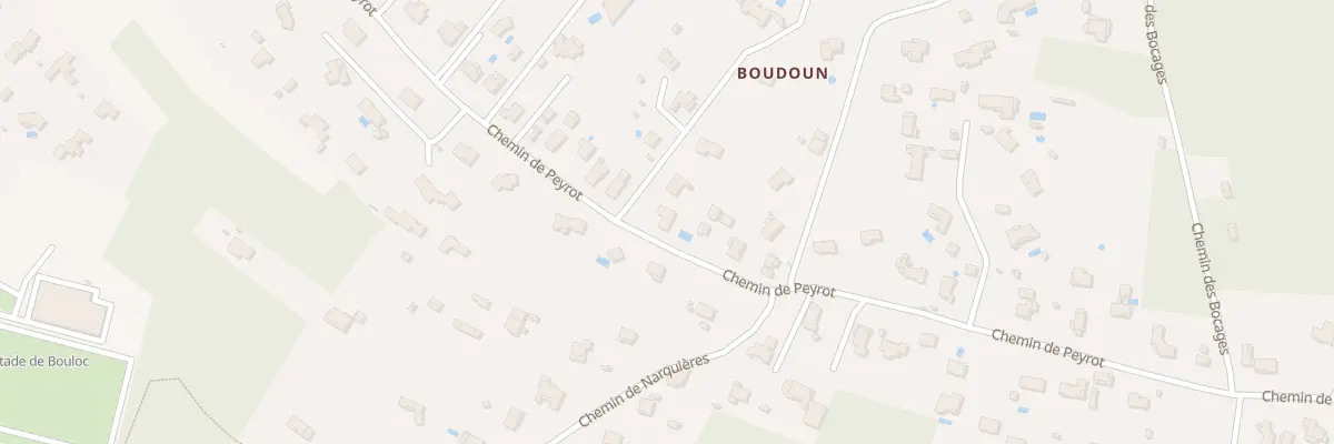 Plan du 579 Che de Peyrot à Bouloc